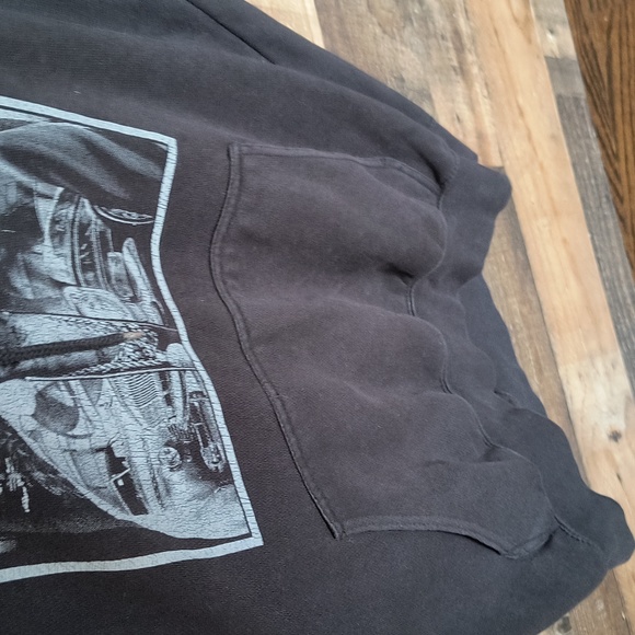 Nipsey Hustle All over Back Print Black Pullover Hoodie Sz Large Men - Picture 6 of 16